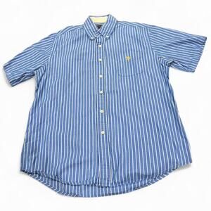 Y2k polo strike button up